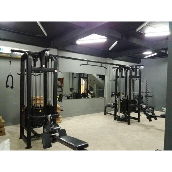 Multi-functional Training Rack Cable Crossover Fitness Machine with 80kg*2 Weight Stack
