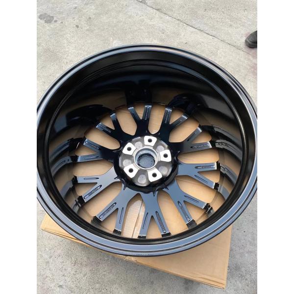 Cast Alloy 5x130 ET71 21 Inch Black Rims For Porsche Panamera