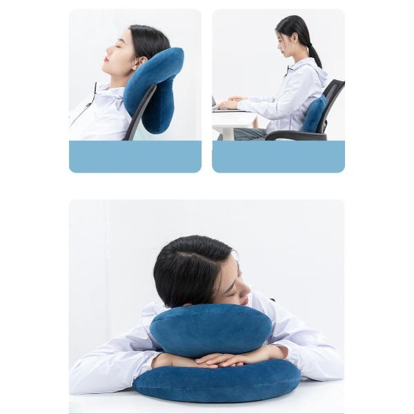 Comfortable Nap Customized Office Support Cervical Memory Foam Pillow with 1kg Weight
