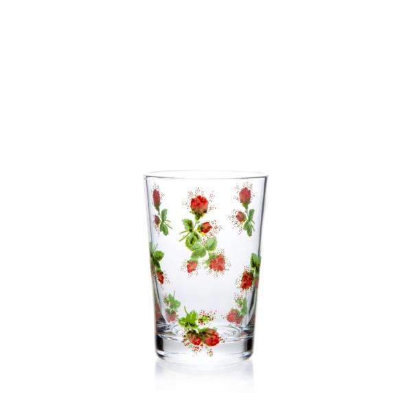 Countryside Design Flower Decal Transparent Lead Free Crystal High Quality Handblown Carafe Set