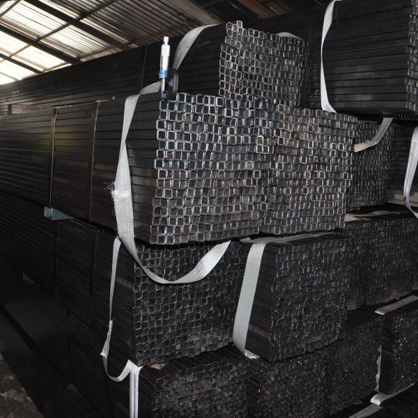 Трубка квадрата трубки черноты DIN 40X40 прямоугольная стальная 20mm гальванизированная