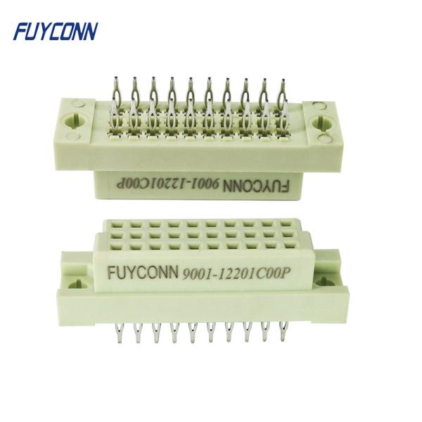 A fêmea 3 enfileira 20 o conector de Pin Press Pin Euro 41612