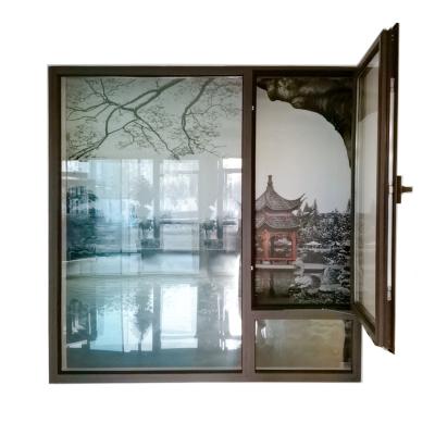 Porta de janela de alumínio com revestimento sem costura