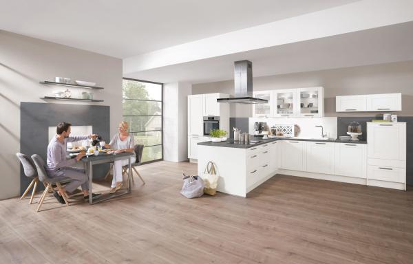 Estilo europeu contemporâneo dos armários de cozinha da madeira maciça de Blum HPDL para a casa da quinta