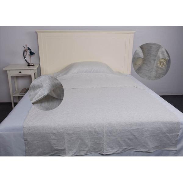 Gray Modern Bedding Sets 100% Cotton Single / Double Sleeping Bags For Bedroom