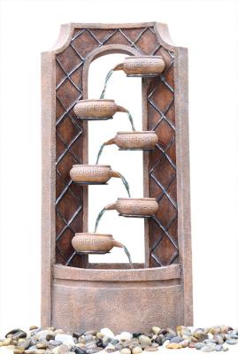 Classical Multi Tiered Outdoor Fountains In Fiberglass / Resin Material