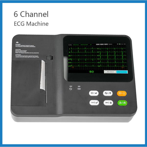 DE06 6 Channel Ekg Portable ECG Machine For Medical Office