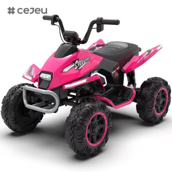 CJ-YB-718 Baby Toys Children Driving Electric Vehicle Kids Electric Car 4 Wheels ATV 24V Battery Powered Ride on Car for 1-6 Years Old