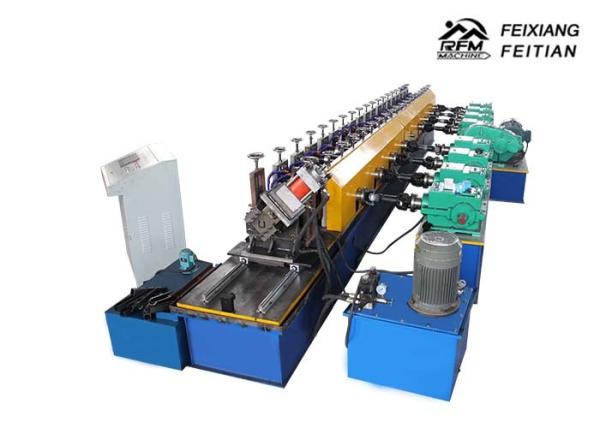 Column Style Cable Tray Manufacturing Machine / Bracket Frame Roll Forming Machine