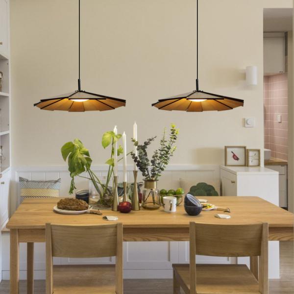 Good quality indoor wall pendant bamboo wood bedroom rattan lamp shade handmade lamps