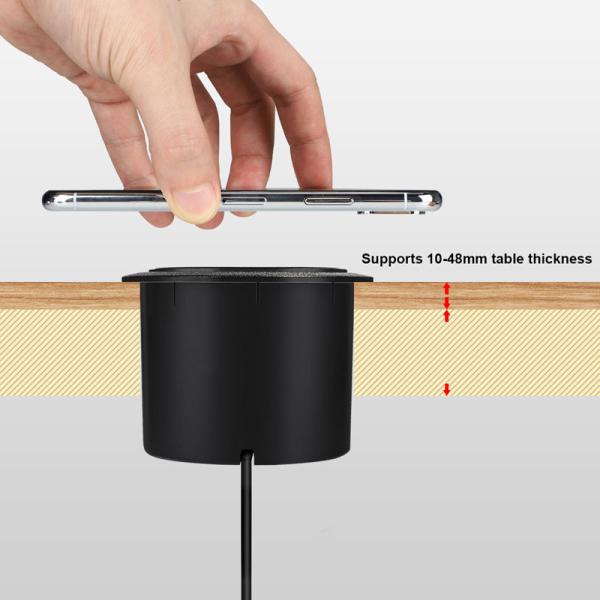OEM Under Desk 10w 3 In 1 Wireless Charger Pad For Smart Iphone
