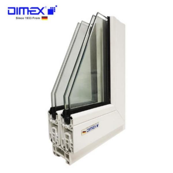 Профили окна uPVC L60 Германии Dimex высокие УЛЬТРАФИОЛЕТОВЫЕ