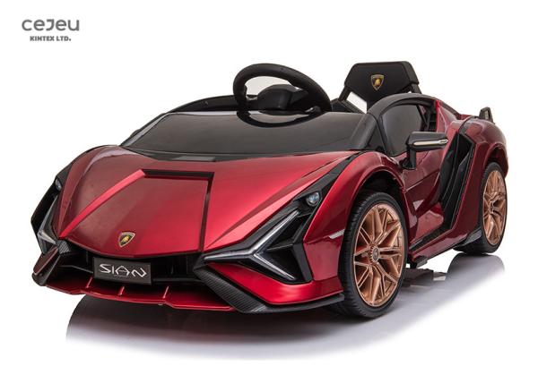 As portas de balanço licenciaram o carro 13kg MP4 Lamborghini Sian Ride On Car das crianças