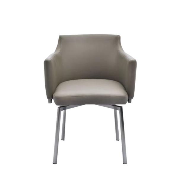 Nordic Metal Dining Chair Hotel Restaurant Home Furniture Modern Simple Leisure Chair Cafe Leisure Chair
