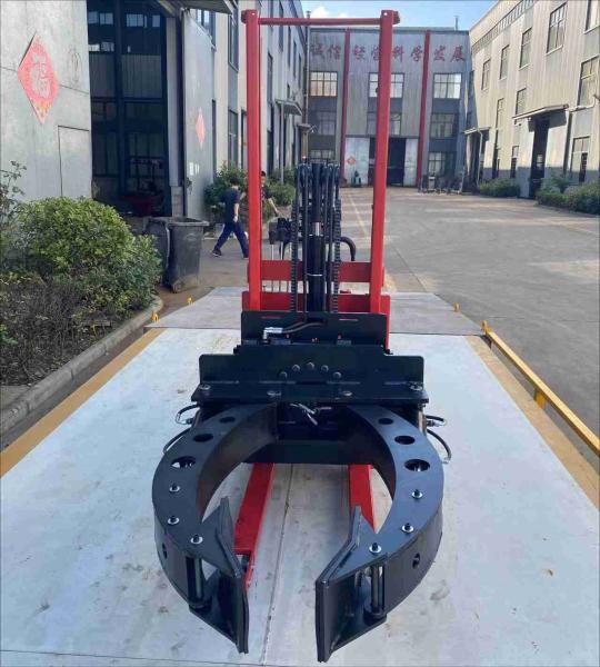 1000kg Clamp Semi Electric Stacker Rotated 360 Degree For Textile Industry