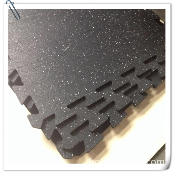 1000X1000X45mm Interlocking Rubber Mat Removable EPDM Gym Rubber Flooring Customized