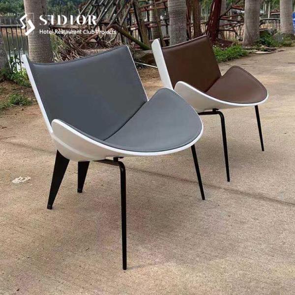 Morden Design leisure chair, high density foam, PU leather upholstery, living room lounge chair, leisure lounge chair