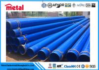 GRADE X52 ERW 3PP Coated Steel Pipe OD 4 INCH WT 7.9 MM Internal Coating Novolac Epoxy