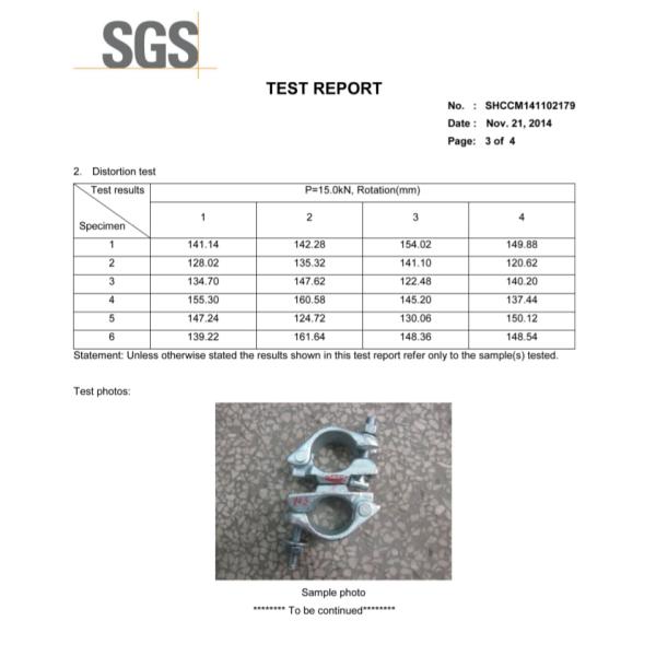 BS1139 Scaffolding Swivel Coupler type Double swivel pipe fittings