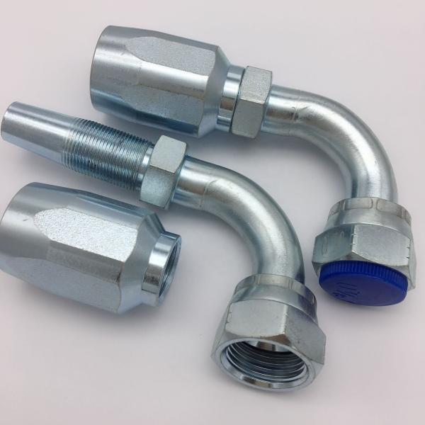 Reusable JIC Thread 3/4 Elbow Hydraulic Hose Ferrules