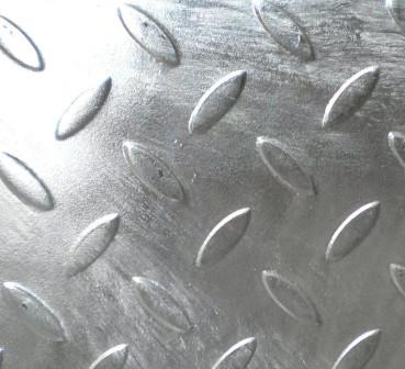 SPGC PPGI Anti Slip Metal Galvanised Checker Plate Hot Rolled 10mm