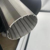 Johnson V-Wire Wedge Wire Screen com resistência à pressão resistente a altas temperaturas resistente a aço inoxidável Wedge Wire Screen