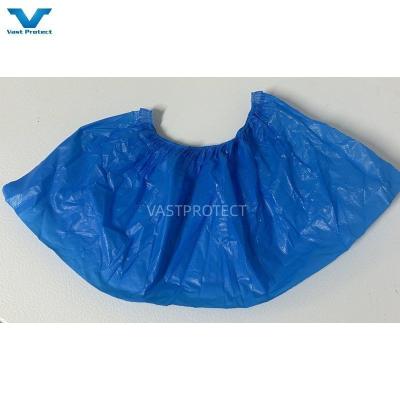 Disposable Waterproof Blue Cleaning Room Shoe Cover with Elastic Style 2-30g