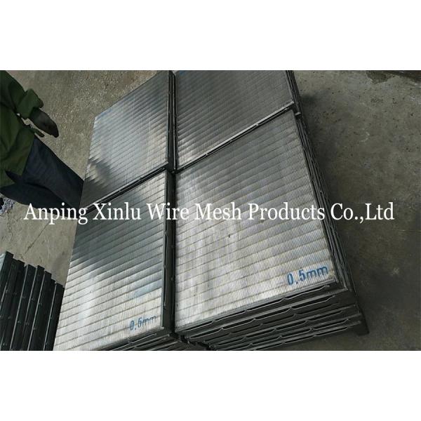 1.2x2m SS304 Wedge Wire Screens Vibrating Screen Panels With Slot 2mm