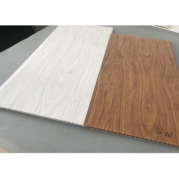 High Glossy Printing PVC Wood Panels For Hotel Lobby Ceiling Wall Cladding Decoration