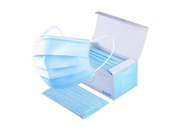 Personal Earloop Face Masks Antibacterial Medical Mask With CE FAD Certification