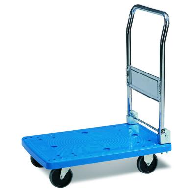 PC Series Anti Chip Structural Foam Plastic Platform Hand Trolley Capacity 300Kg