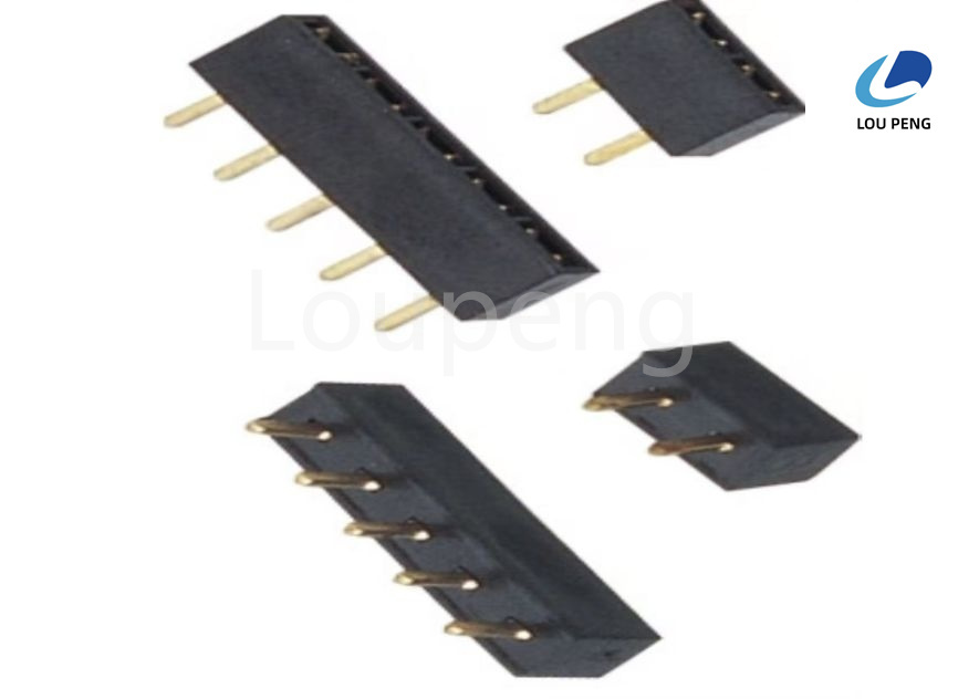 Polyester UL94V-0 Female Header Pin Connector Providing Stable Electrical Contact and Long Term Durability in Electronics
