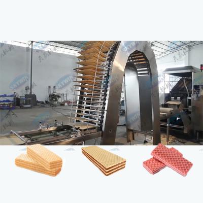 Linha de produção automática completa do biscoito da bolacha do petisco do chocolate de 33 moldes