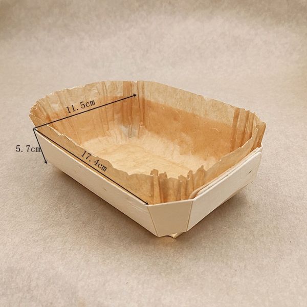 Loaf Tin Liner Rectanular Baking Paper Cups Greaseproof Disposable Muffin Liners