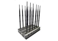 80 de 5G do sinal do jammer 12 de Omni medidores poderoso Handheld das antenas