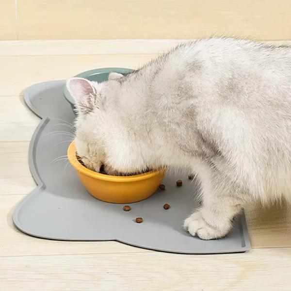 Waterproof Silicone Pet Feeding Mat Floor Non Skid Pet Feeding Placemat For Cat Dog