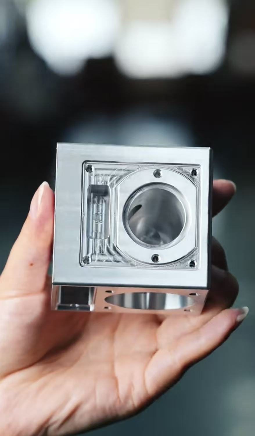 CNC machining of mirror cavity