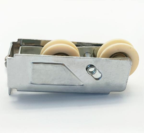 Plastic Cover Aluminum Sliding Door Rollers 1.2mm Iron Sheet Material OEM