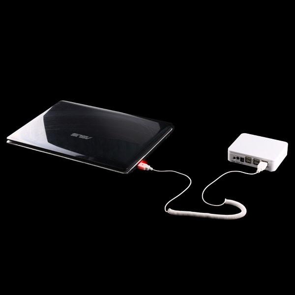 COMER 6-port alarm system for laptop computer anti theft display security