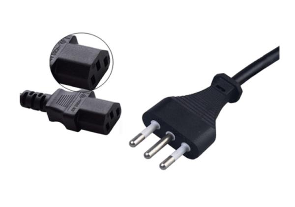 Italy standard 13A  3pin black  power cord  0.5m-10m copper Laptop power cable