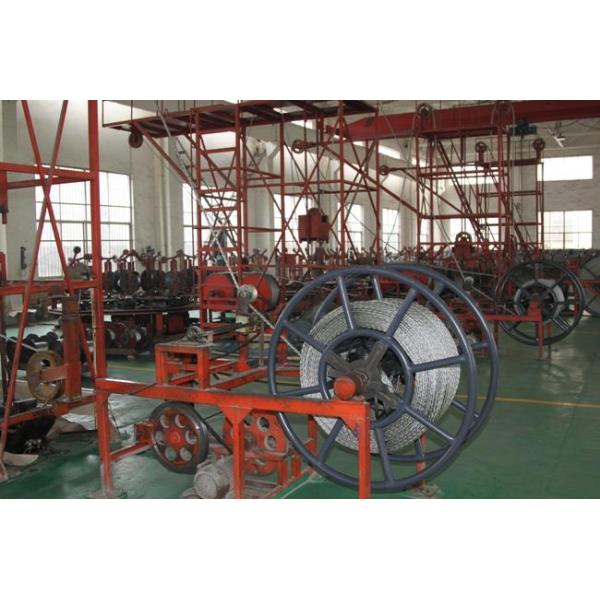 Линия 18mm передачи надземная гальванизировала заплетенную веревочку стального провода