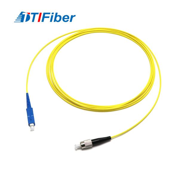 Single Mode Simplex 2.0mm 3.0mm FC-SC Fiber Optic Patch Cord for FTTH