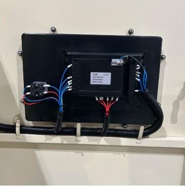Compresseur micro-air stationnaire à rouleau industriel à deux étages à 380 V personnalisé 200 kW pompe à refroidissement par air moteur sans huile moteur PLC