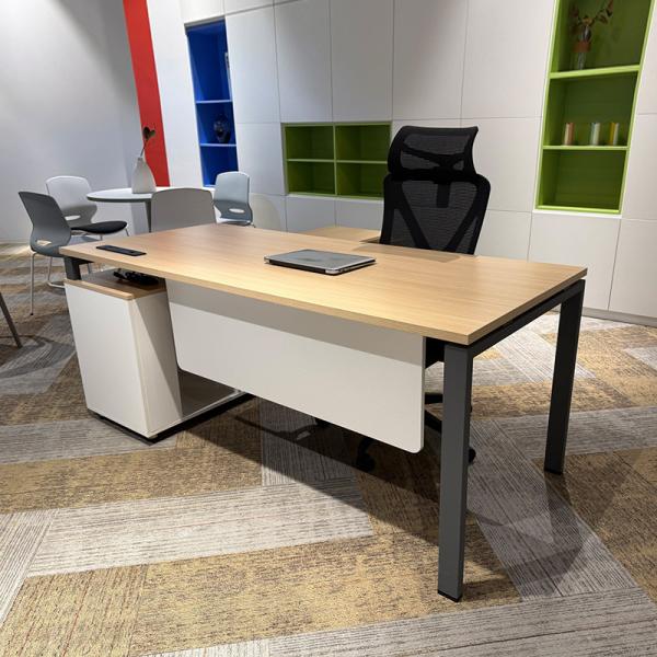 Modern Executive Office Furniture Sets Executive L Shaped Desk With Drawers