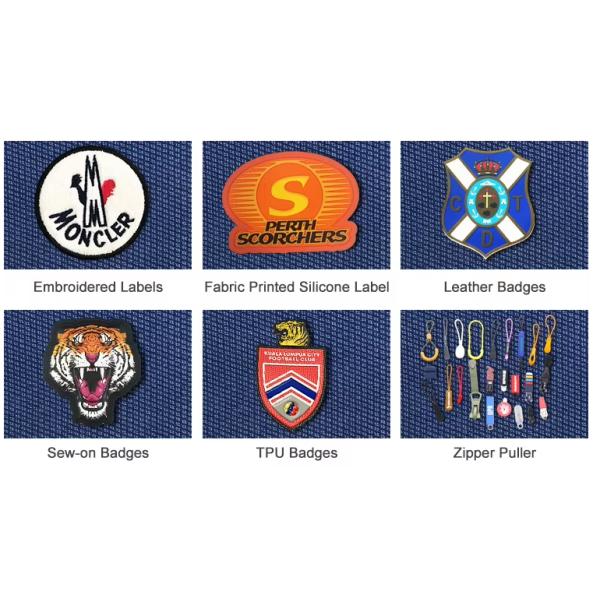 Factory Customized Heat Transfer TPU Labels Embossed 3D TPU Logo Patches Brand Patch for Garment