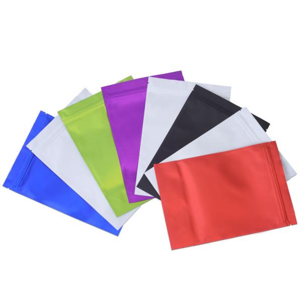 ISO9001 Aluminum Foil Stand Up Bag Zip Lock Food Coffee Tea Packaging Red Gold Yellow