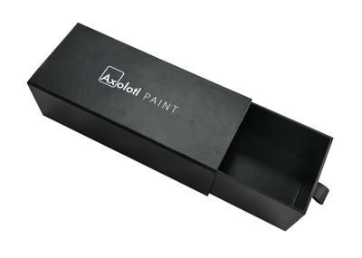 Black Lamination Paper Slide Box ,  Professional Printing Sliding Drawer Gift Boxes
