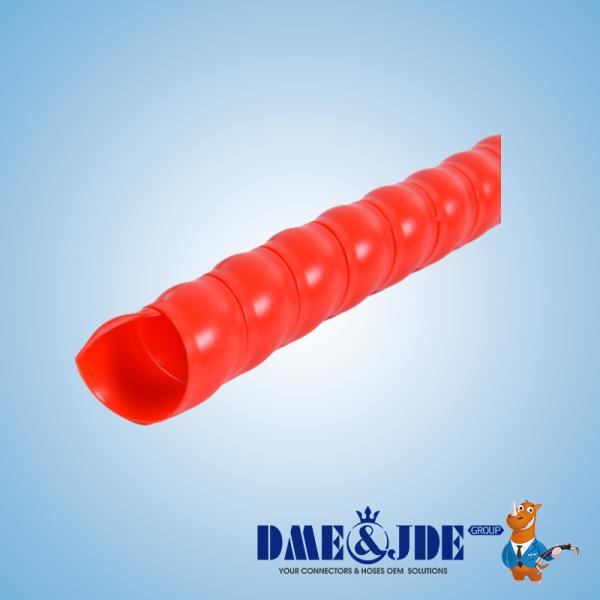 Bow Plastic Spiral Wrap Protective Sleeve Cold Resistance And Wear Resistant