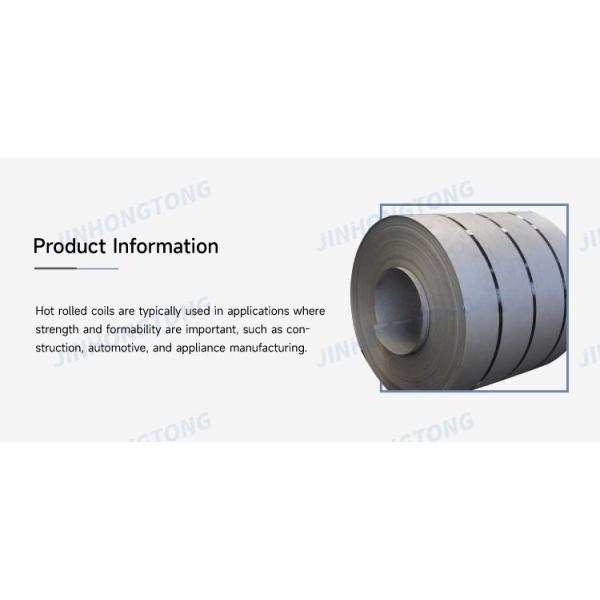 Certificate sirm Technique Hot Rollled Jinhongtong HR coil HRC prime newly produced hot rolled steel coils