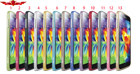 Hot Selling 100% Qualify Ultra Thin 0.7MM Aluminum Bumper For Samsung Galaxy S5 Colorful